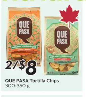 Sobeys QUE PASA Tortilla Chips offer