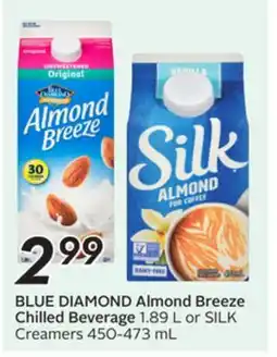 Sobeys BLUE DIAMOND Almond Breeze Chilled Beverage offer
