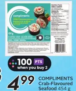 Sobeys COMPLIMENTS Crab-Flavoured Seafood offer