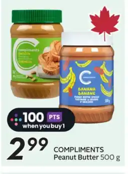 Sobeys COMPLIMENTS Peanut Butter offer