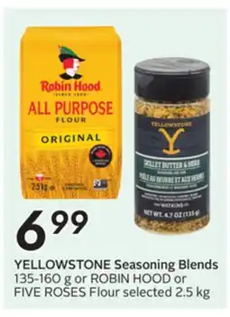 Sobeys YELLOWSTONE Seasoning Blends offer
