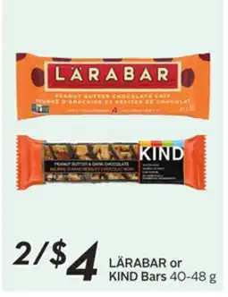 Sobeys LÄRABAR or KIND Bars offer