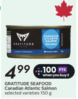 Sobeys GRATITUDE SEAFOOD Canadian Atlantic Salmon offer