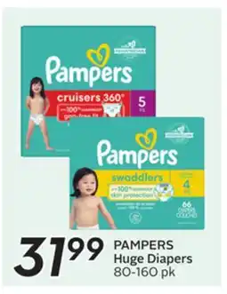 Sobeys PAMPERS Huge Diapers offer