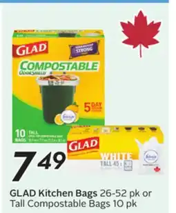 Sobeys GLAD Kitchen Bags offer