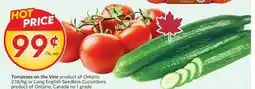 Sobeys Tomatoes on the Vine offer