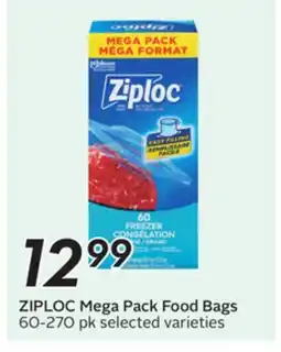 Sobeys ZIPLOC Mega Pack Food Bags offer
