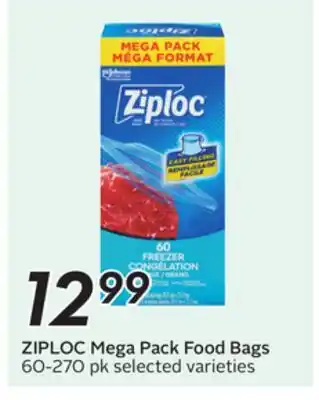 Sobeys ZIPLOC Mega Pack Food Bags offer