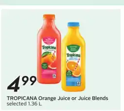 Sobeys TROPICANA Orange Juice or Juice Blends offer