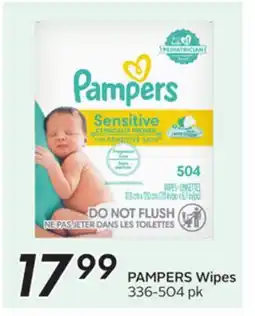 Sobeys PAMPERS Wipes offer