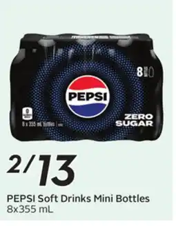 Sobeys PEPSI Soft Drinks Mini Bottles offer