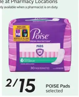 Sobeys POISE Pads offer