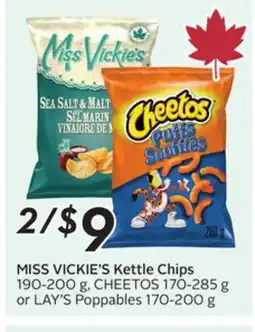 Sobeys MISS VICKIE'S Kettle Chips offer