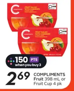 Sobeys COMPLIMENTS Fruit offer