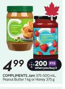 Sobeys COMPLIMENTS Jam offer