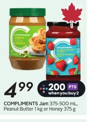 Sobeys COMPLIMENTS Jam offer