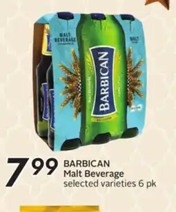 Sobeys BARBICAN Malt Beverage offer