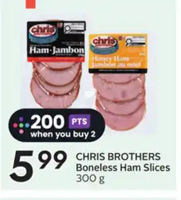 Sobeys CHRIS BROTHERS Boneless Ham Slices offer