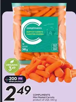 Sobeys COMPLIMENTS Mini Peeled Carrots offer