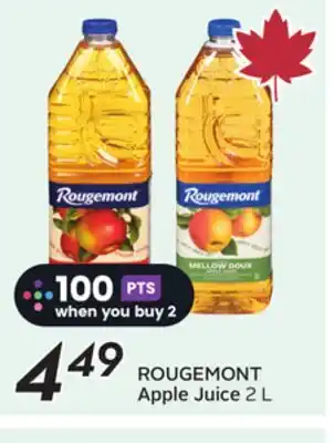 Sobeys ROUGEMONT Apple Juice offer