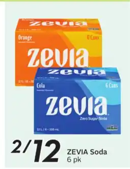 Sobeys ZEVIA Soda offer