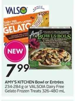 Sobeys AMY'S KITCHEN Bowl or Entrées offer