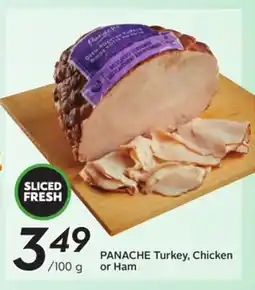 Sobeys PANACHE Turkey, Chicken or Ham offer