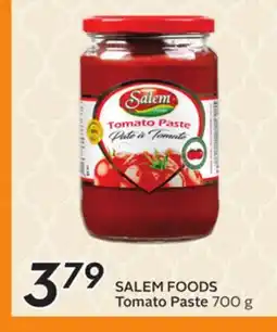 Sobeys SALEM FOODS Tomato Paste offer