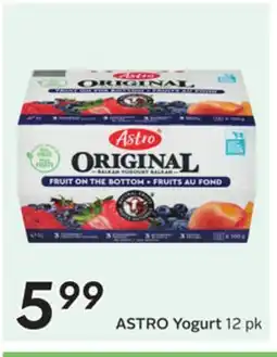 Sobeys ASTRO Yogurt offer