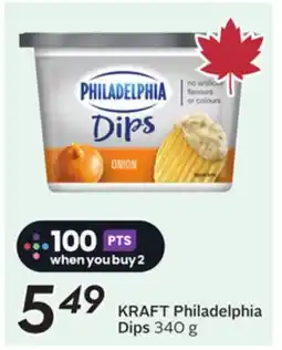 Sobeys KRAFT Philadelphia Dips offer