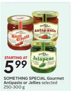Sobeys SOMETHING SPECIAL Gourmet Antipasto or Jellies offer