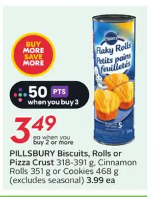 Sobeys PILLSBURY Biscuits, Rolls or Pizza Crust offer