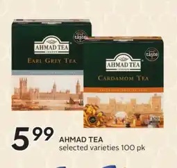 Sobeys AHMAD TEA offer