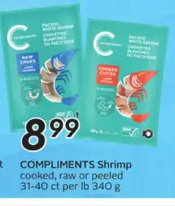 Sobeys COMPLIMENTS Shrimp offer