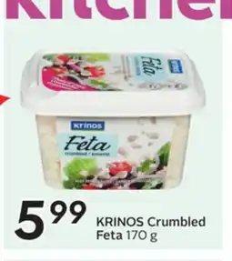Sobeys KRINOS Crumbled Feta offer