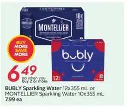 Sobeys BUBLY Sparkling Water offer