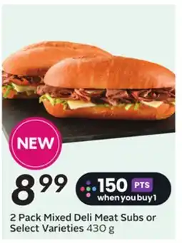 Sobeys 2 Pack Mixed Deli Meat Subs offer