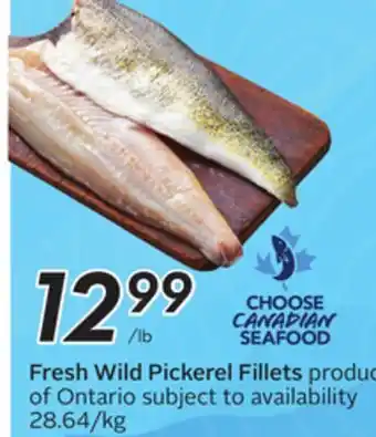 Sobeys Fresh Wild Pickerel Fillets offer