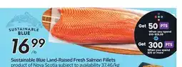 Sobeys Blue Land-Raised Fresh Salmon Fillets offer