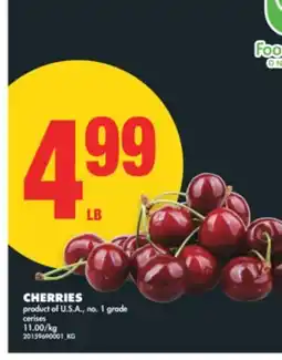 No Frills CHERRIES offer