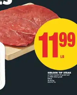 No Frills SIRLOIN TIP STEAK offer