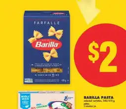 No Frills BARILLA PASTA, 340/410 G offer