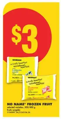 No Frills NO NAME FROZEN FRUIT, 300/400 g offer