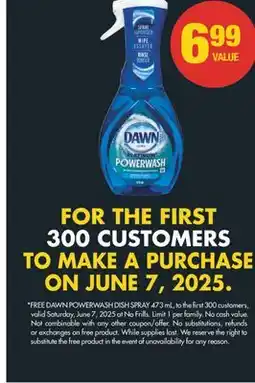 No Frills DAWN POWERWASH DISH SPRAY, 473 mL offer