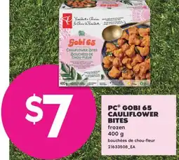 No Frills PC GOBI 65 CAULIFLOWER BITES, 400 g offer