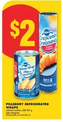 No Frills PILLSBURY REFRIGERATED WRAPS, 200-227 G offer