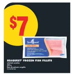 No Frills SEAQUEST FROZEN FISH FILLETS, 400 g offer