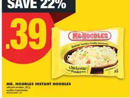 No Frills MR. NOODLES INSTANT NOODLES, 85 G offer