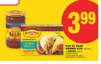 No Frills OLD EL PASO DINNER KITS, 250-510 OR SALSA, 650 ML offer