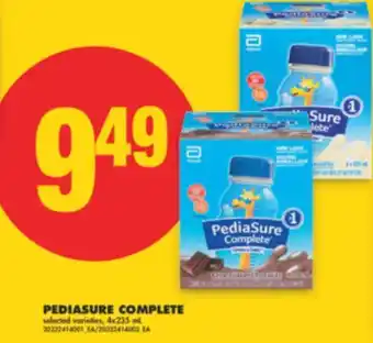 No Frills PEDIASURE COMPLETE, 4x235 mL offer